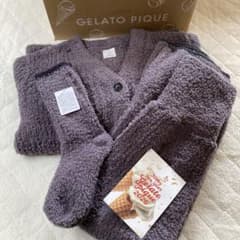 新品未使用】ジェラートピケ 福袋B 2026 3点セット もこもこ グレー