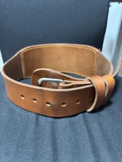 MOGA レザー パワーベルト トレーニングベルト - メルカリ