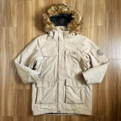 XLノースフェイスベージュ肌色マクマードダウンジャケットパーカー