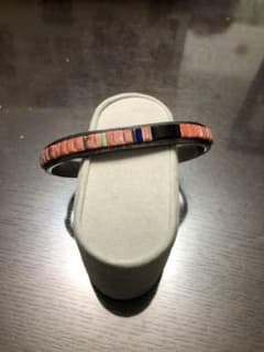 ナバホ族 ズニ バングル シルバー925 ヴィンテージ 赤珊瑚 レッド