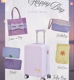 ちはるさんコラボ ラプンツェル キャリーケース 5点セット - メルカリ