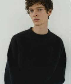 STERNBERG ラクーンカシミヤWフェイスクルーネックニット - メルカリ