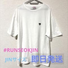 BTSジン RUNSEOKJIN in JAPAN ツアーTシャツ ホワイト - メルカリ