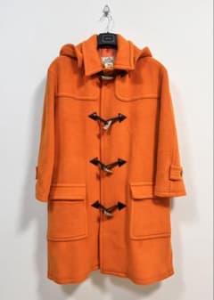 HERMES 藤原ヒロシ着用 ヴィンテージ ダッフルコート オレンジ（廃盤