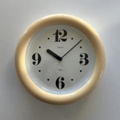 馬場雄二 タイポグラフ SEIKO 掛時計 ミッドセンチュリー ポストモダン