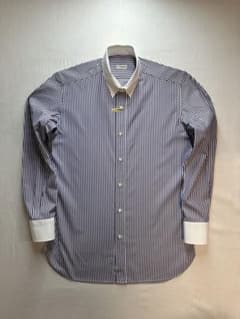 美品クリーニング済】ERRICO FORMICOLAパープルクレリックタブ39