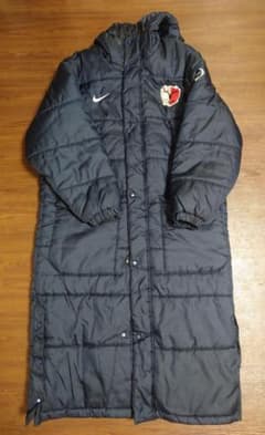 鹿島アントラーズ 中綿ロングコート Lサイズ ベンチコート - メルカリ