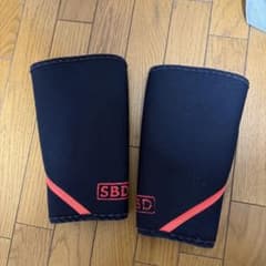 SBD 膝サポーター Lサイズ ブラック/レッド - メルカリ