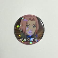 NARUTO トレーディング場面写ホログラム缶バッジ 春野サクラ - メルカリ