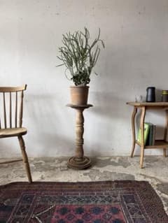 ビンテージ サイドテーブル フラワースタンド 花台 剥離 - メルカリ