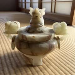 翡翠 中国 香炉 - メルカリ