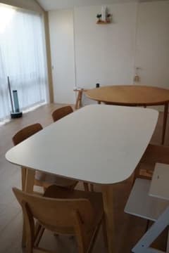 IKEAダイニングテーブル ホワイト 白(テーブルのみ) - メルカリ