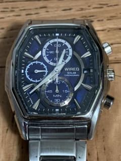 SEIKO WIRED ワイアード ソーラー クロノグラフ V176-0AJ0 - メルカリ