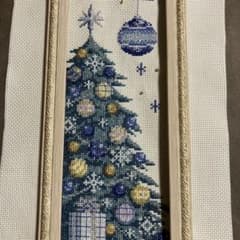 ホビーラホビーレクロスステッチ 青の煌めき 完成品 - メルカリ