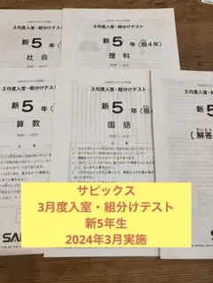 2026年最新】sapix 新3年 入室テストの人気アイテム - メルカリ