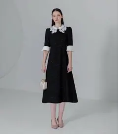 2026年最新】Leja 花柄レースカラースパンコール刺繍aラインフレ