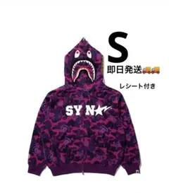 2026年最新】a bathing ape シャークパーカー 紫の人気アイテム - メルカリ