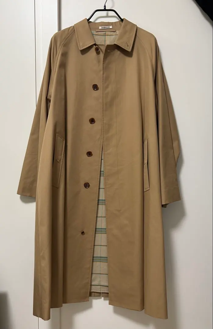 2026年最新】AURALEE カラー：ベージュ系 ステンカラーコートの人気