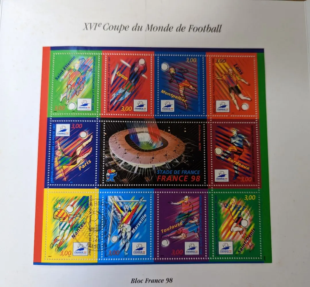 2026年最新】フランス 1998年 サッカーワールドカップ 切手の人気
