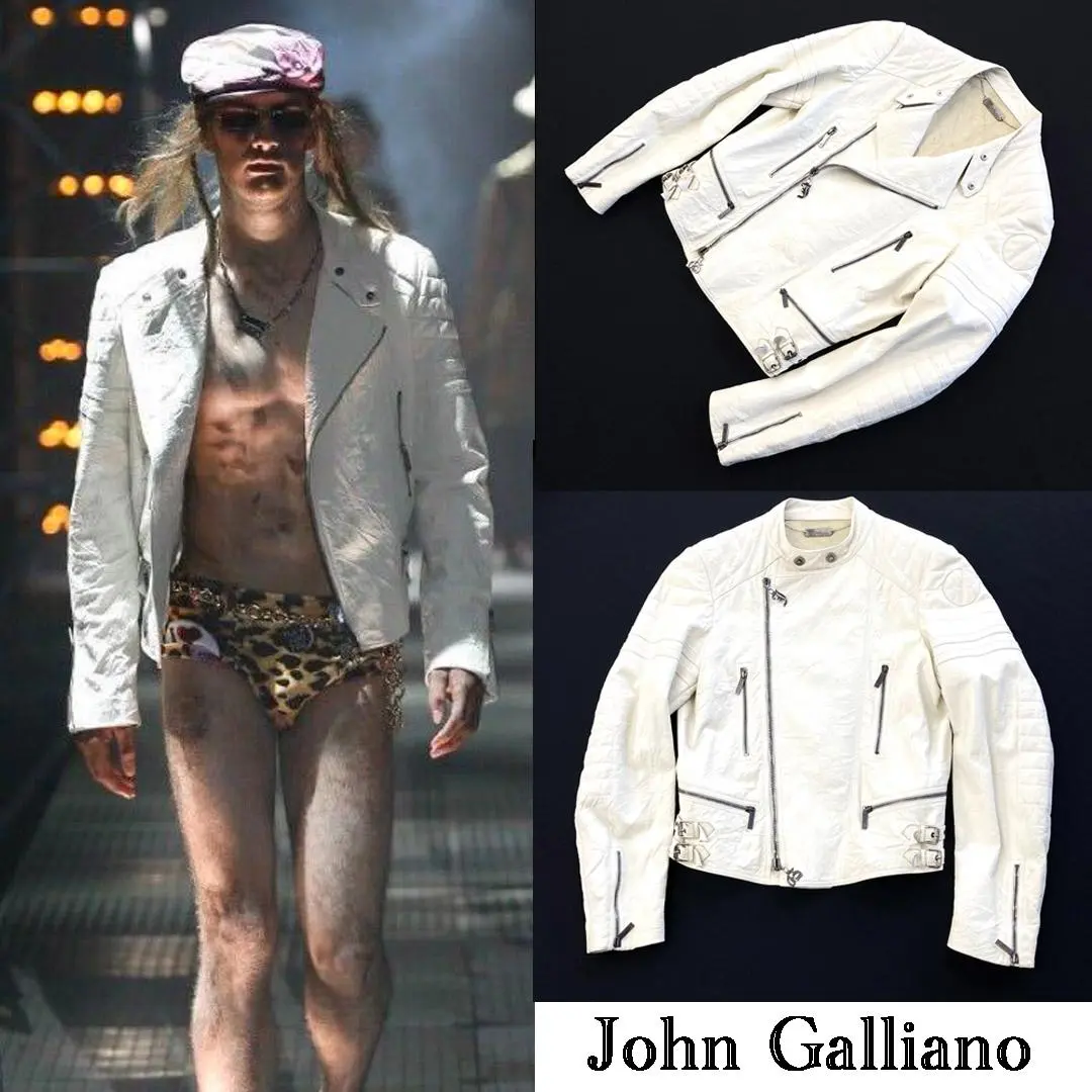 2026年最新】JOHN GALLIANO レザージャケット・ライダースの人気