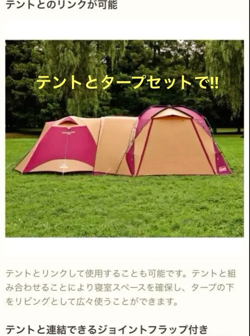 2026年最新】coleman タープ バーガンディの人気アイテム - メルカリ