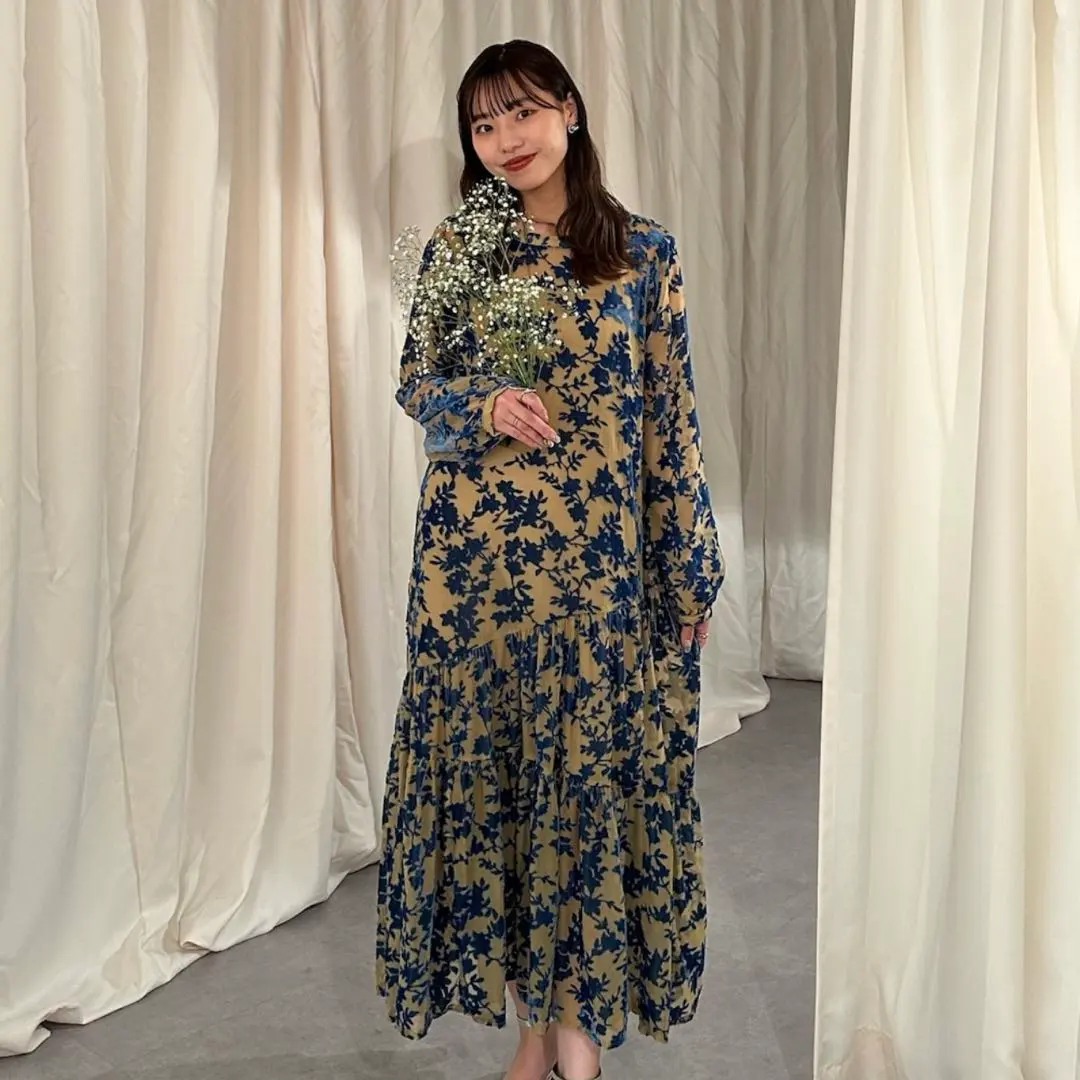 2026年最新】CIAOPANIC ベロアフラワーティアードワンピースの人気