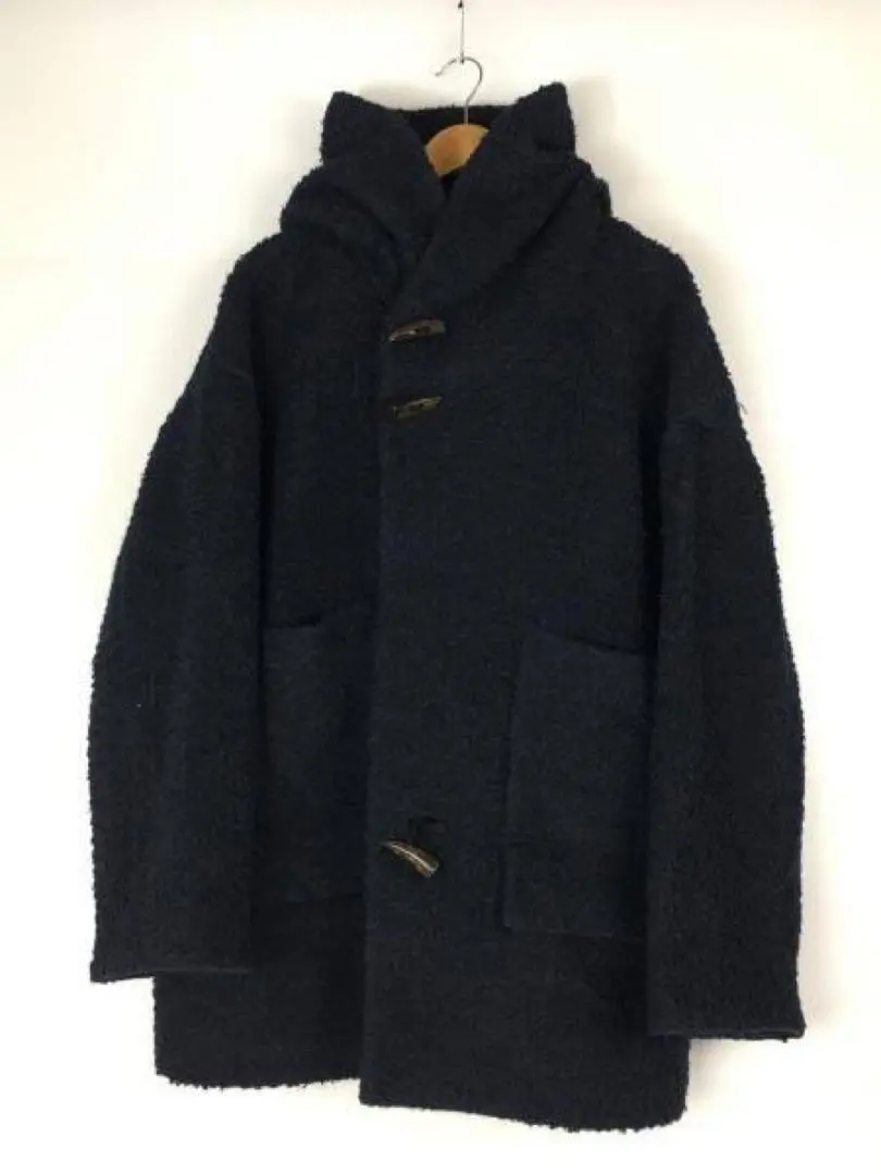 レアEdwina horl ボアダッフルコート ダークネイビー