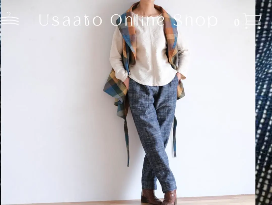 2026年最新】うさとの服 usaato 藍染の人気アイテム - メルカリ