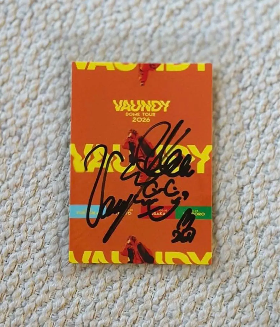 2026年最新】vaundy サインの人気アイテム - メルカリ