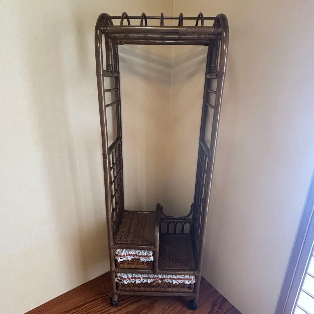 2026年最新】籐 ハンガーラックの人気アイテム - メルカリ