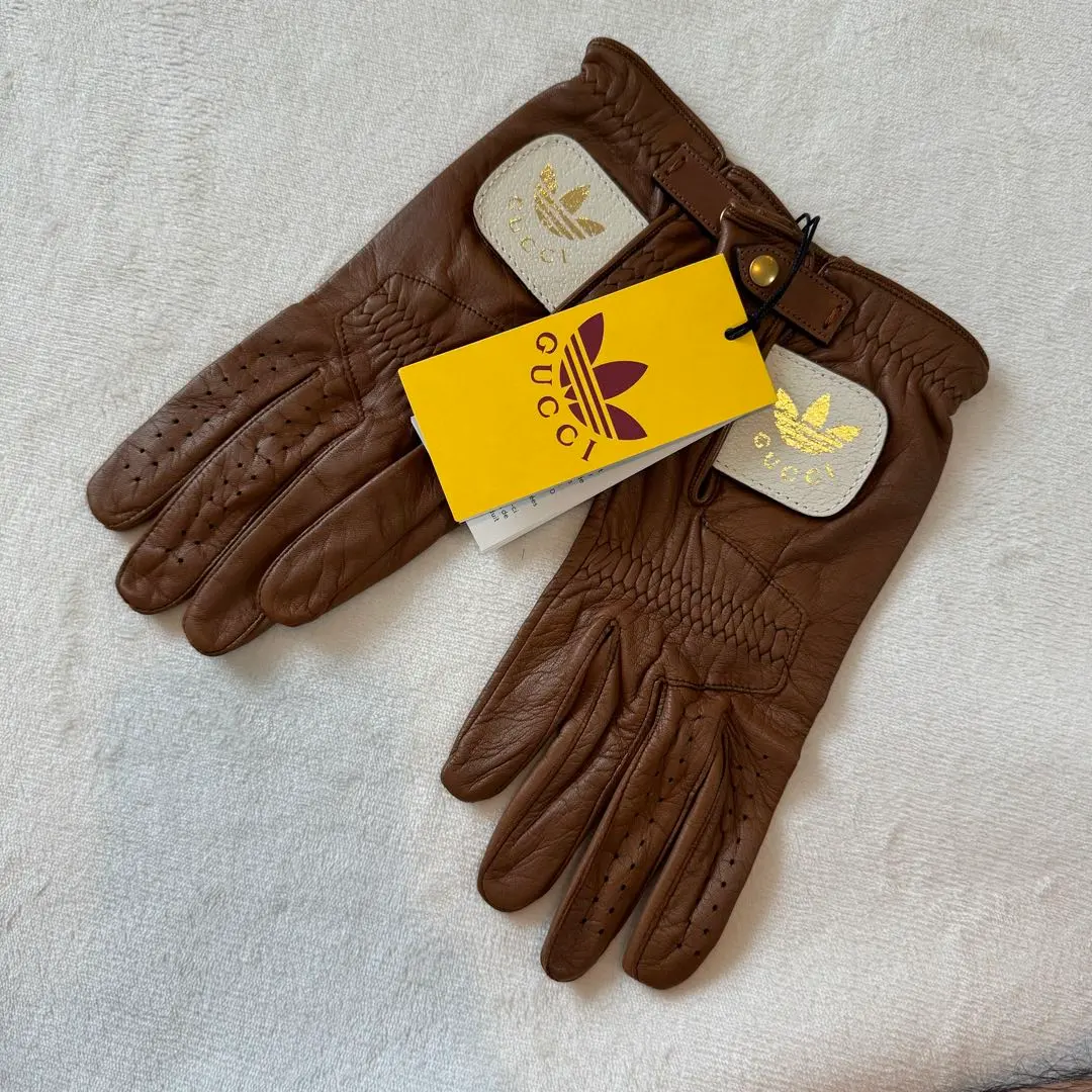 最終値下げ【激レア】 アディダス x グッチ ラムスキン グローブ手袋
