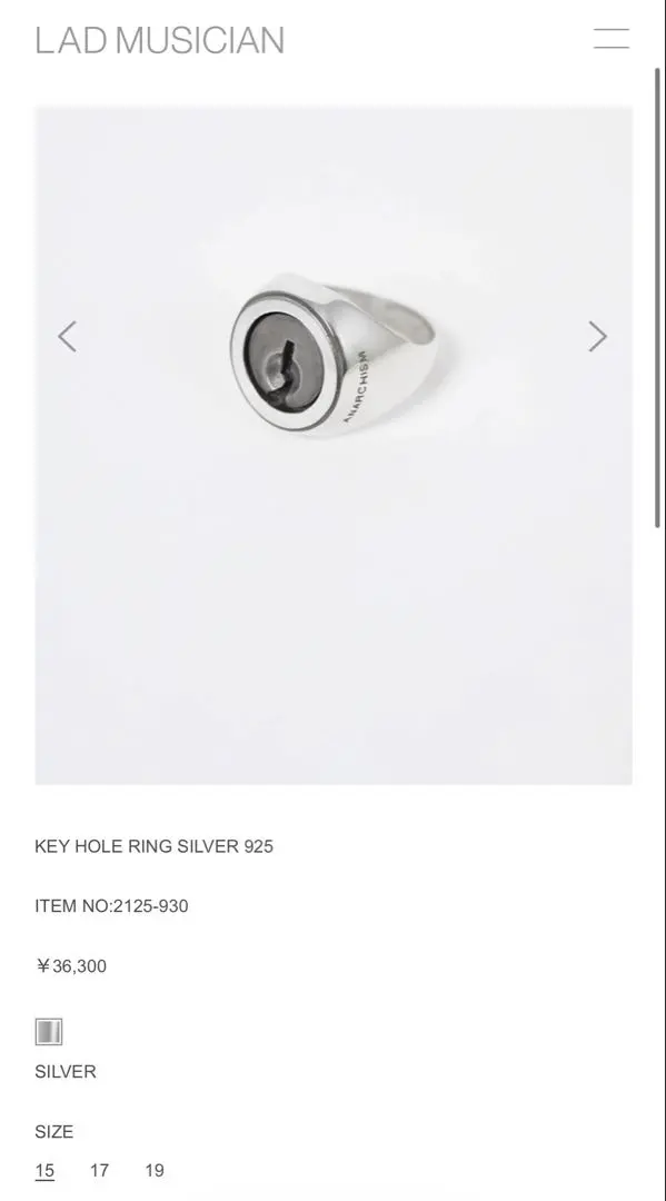 2026年最新】LAD MUSICIAN リング・指輪の人気アイテム - メルカリ