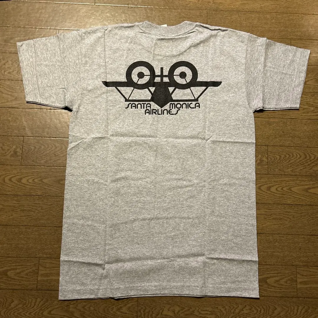 SANTA MONICA AIRLINES XL ブラックパーカー90′s