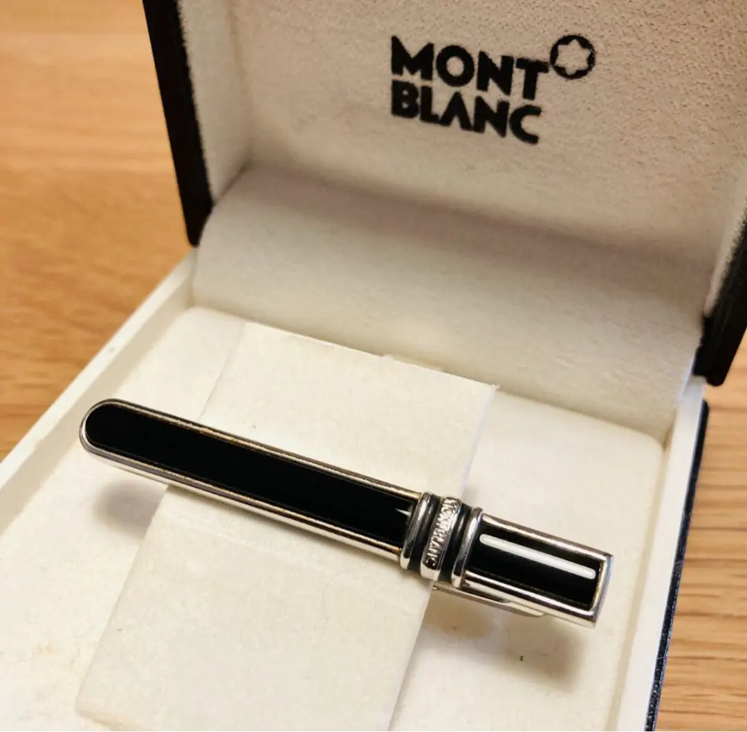MONTBLANKモンブランロゴモノグラムシルバーネクタイピン