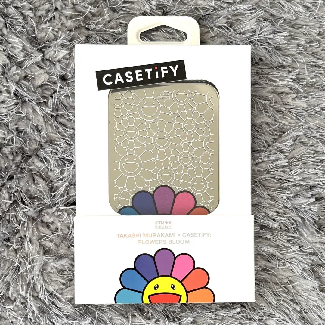 2026年最新】CASETiFY × 村上隆 スマイル (レインボー) スマホケースの