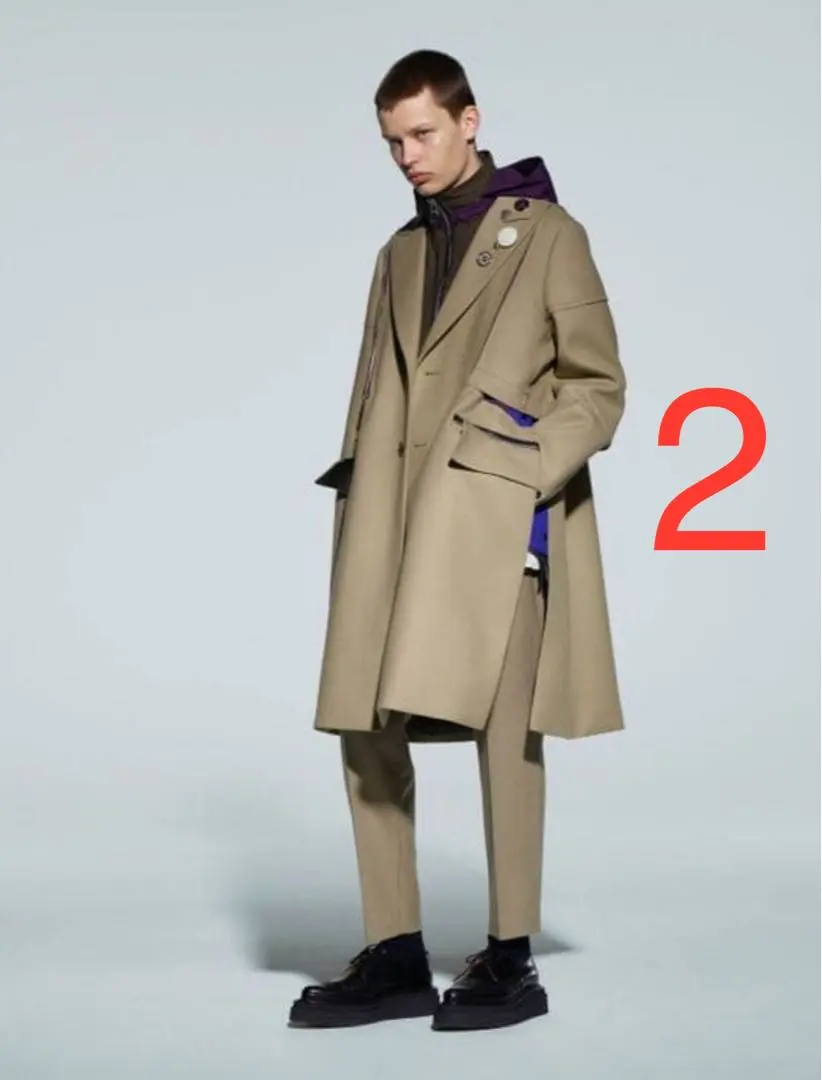 2026年最新】sacai チェスターコートの人気アイテム - メルカリ