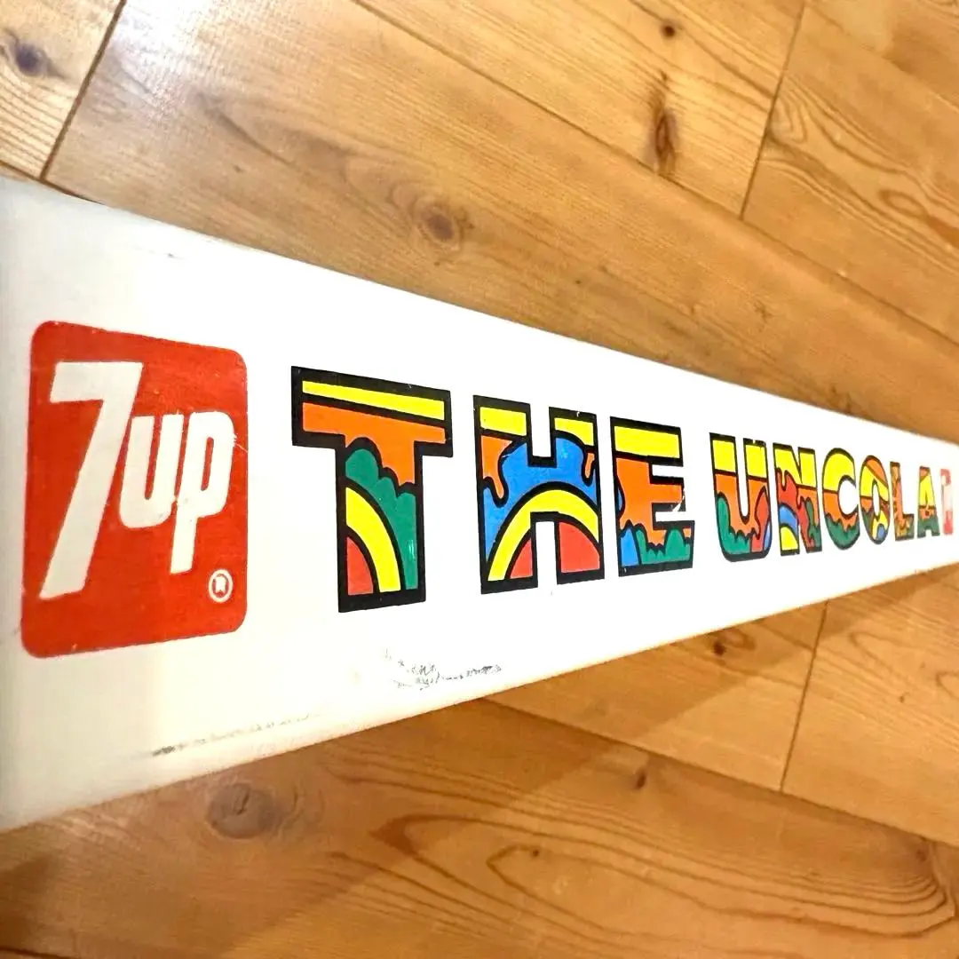 60年代セブンアップソーダマシーン看板ピーターマックスライトアメトイ