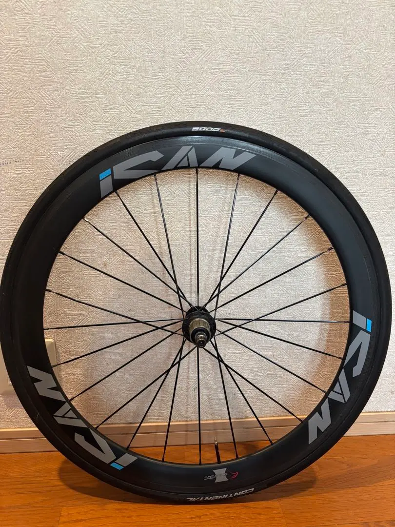 ICAN 「38Cカーボンホイール」中古クリアハゲあり