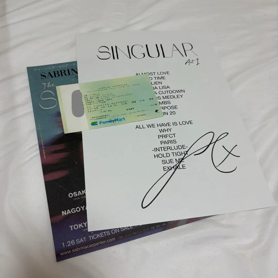 2026年最新】SABRINA CARPENTER サインの人気アイテム - メルカリ