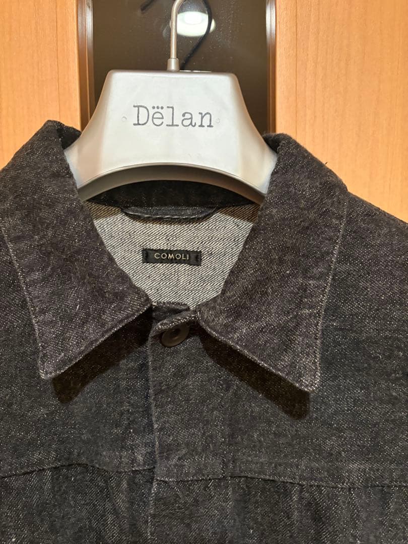 COMOLI デニムジャケット 21AW BLACK-ECRU サイズ2