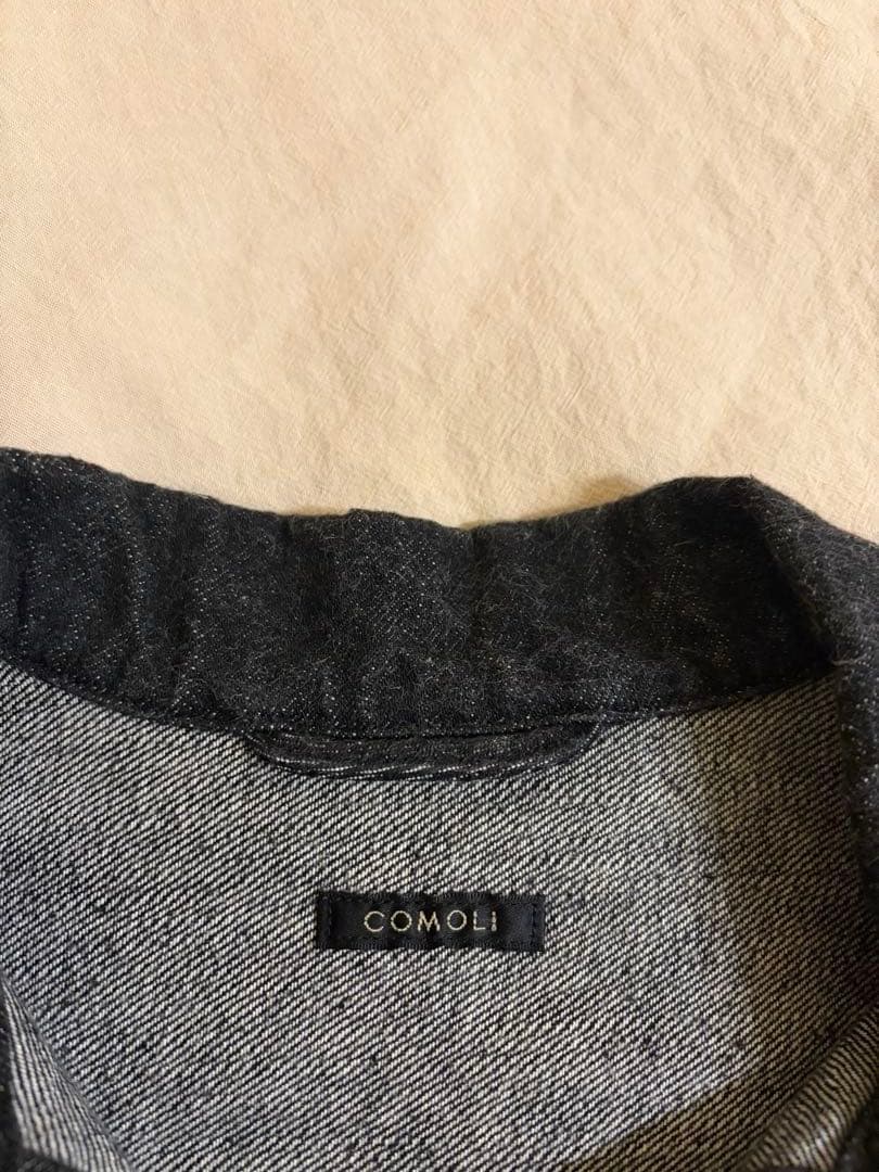 COMOLI デニムジャケット 21AW BLACK-ECRU サイズ2