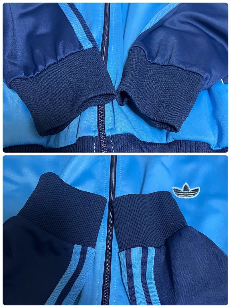 【美品】ヴィンテージ アディダス adidas トラックジャージ 万国旗タグ