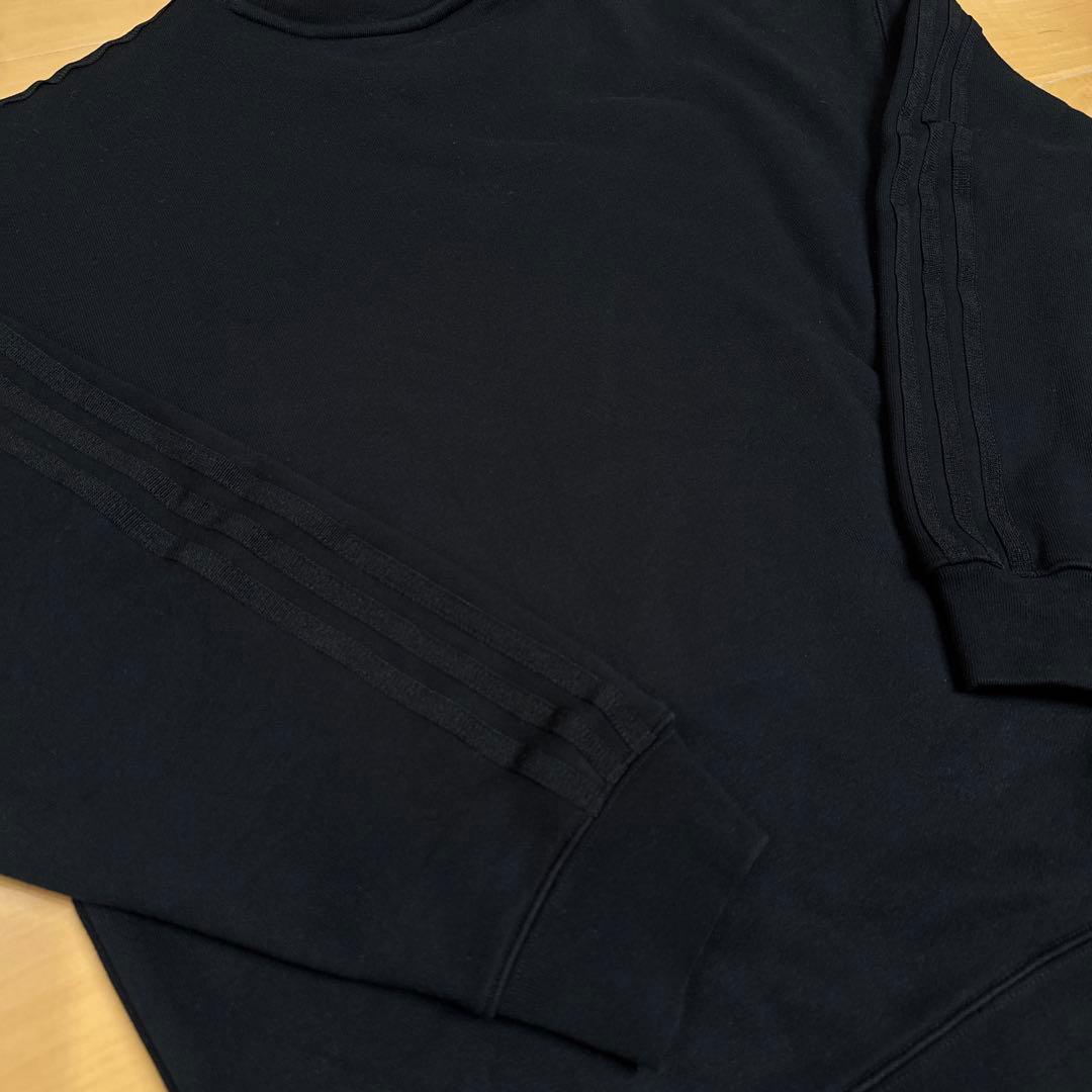 adidas オールブラック　スウェットセット