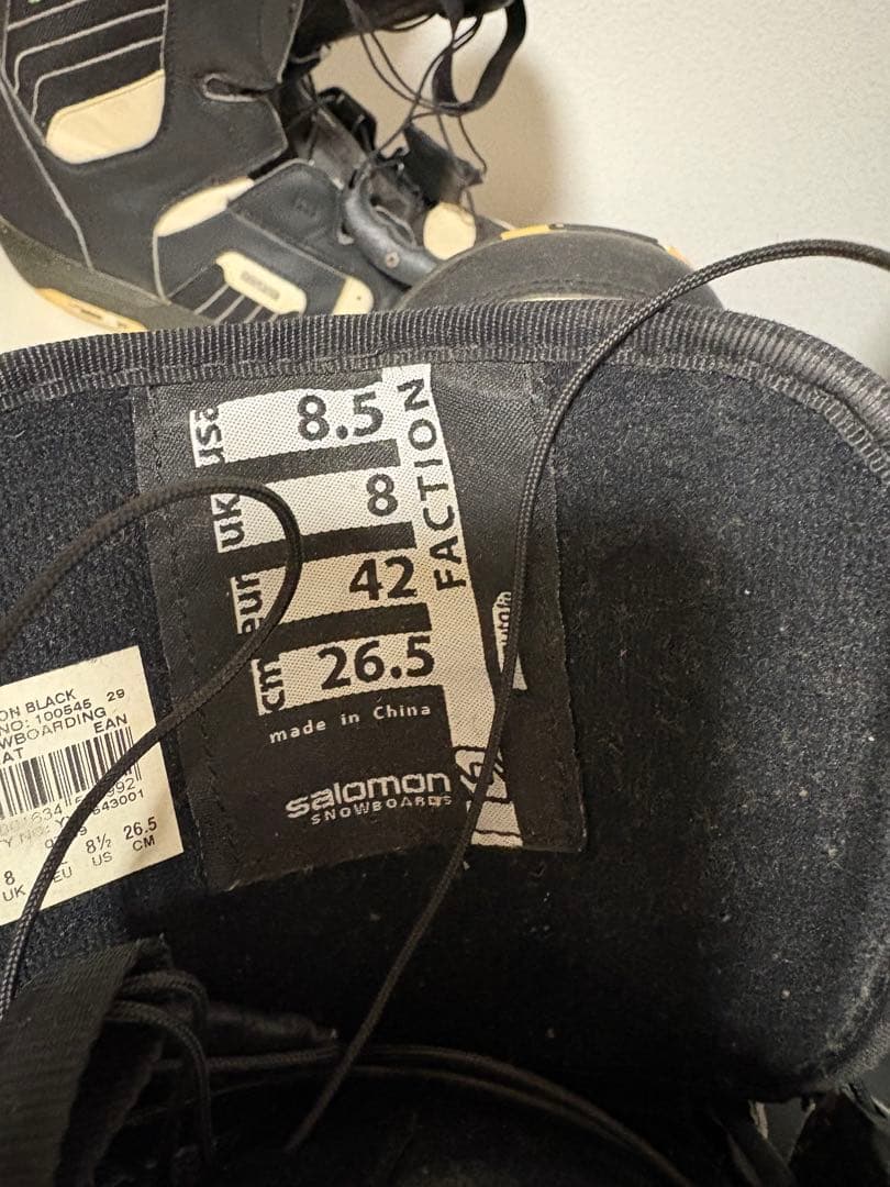 Salomon Faction スノーボードブーツ 26.5cm