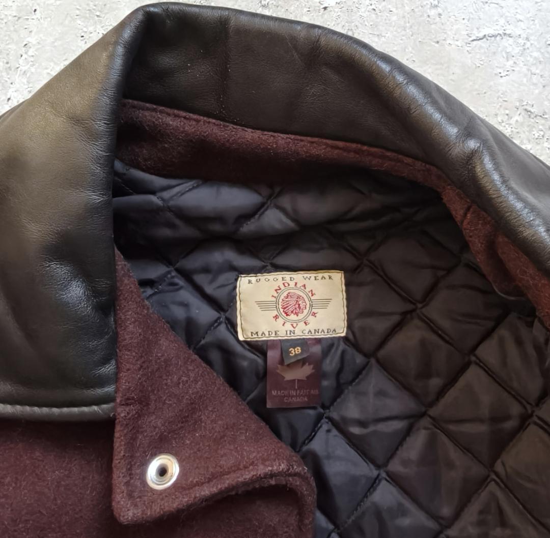 【Moll様用】袖革 スタジャン メルトンボディ ビンテージ