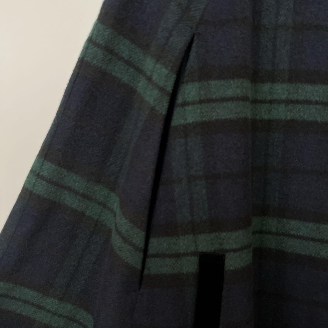 ま*】様 【新品】JENNEジェンヌチェックケープコートブリジットバルドーポンチ