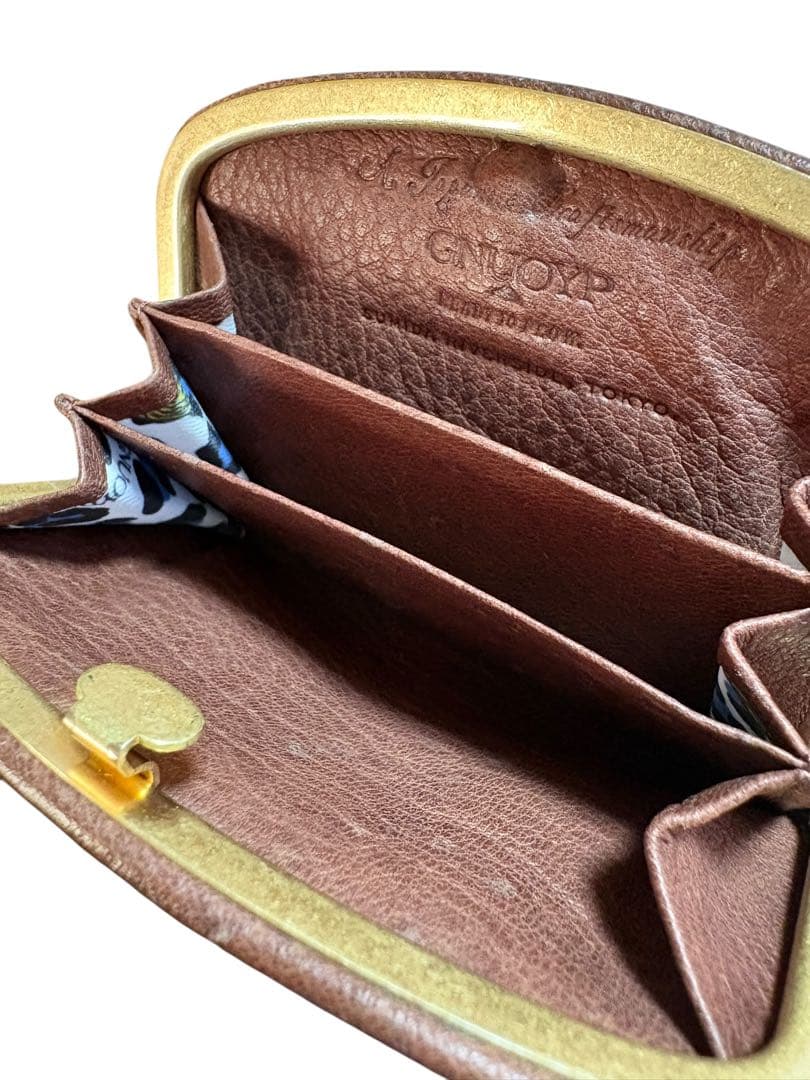 GNUOYP 真鍮がまぐち 天溝コンパクト