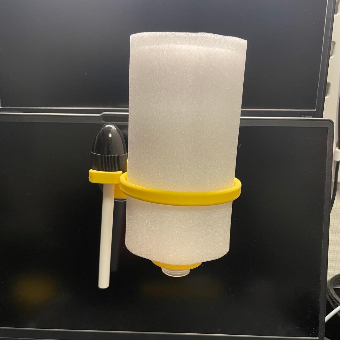 鼻うがい　乾燥スタンド Ver.x1 ホワイト　吸盤タイプ