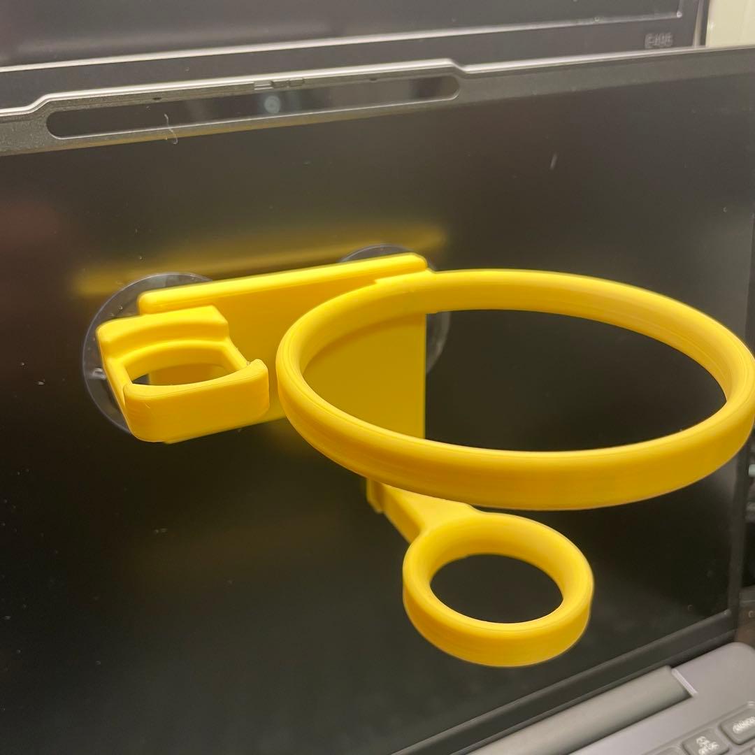 鼻うがい　乾燥スタンド Ver.x1 ホワイト　吸盤タイプ