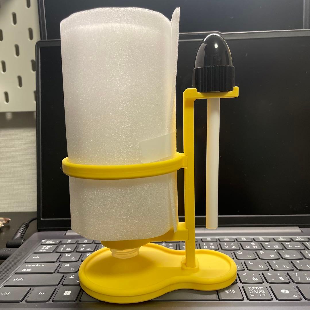 鼻うがい　乾燥スタンド Ver.x1 ホワイト　吸盤タイプ